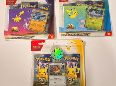 Pokemon 30th Celebration Blisters