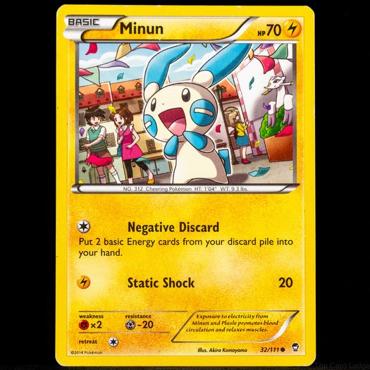 Minun 32/114 Common XY Furious Fists Pokemon Card