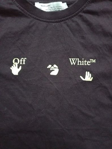 Off White T-shirt (( Kids Age 10-11yrs))