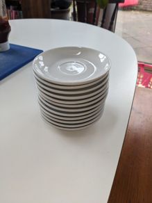 10 espresso saucers