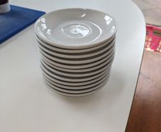 10 espresso saucers