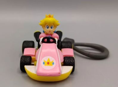 Princess Peach Mario Kart Bag Clip/ Keychain