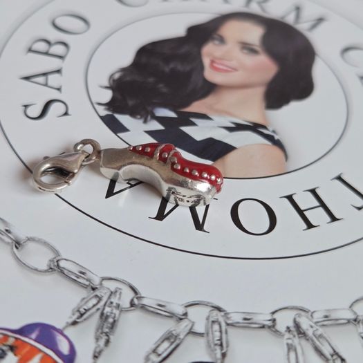 Thomas Sabo Red Clog Shoe 925 sterling silver club charm