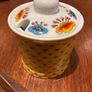Avoca Collection - Yellow Spot Secret Garden Jam , Honey / Sugar Pot - as new Image 4