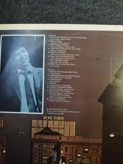 Frank Sinatra In the wee small hours lp