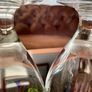Two Carlsberg Unfiltered Pedestal Goblet Pint Glasses Image 10