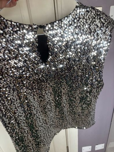 ladies sparkly top