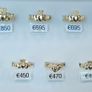 Vintage 9ct yellow gold claddagh rings Image 8