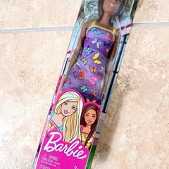 Barbie Doll 2021 Purple Dress With Colorful Butterflies HBV07 (Asst T7439) Mattel New