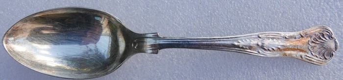 Vintage 12 Silver-Plated Teaspoons in blue presentation Original Case