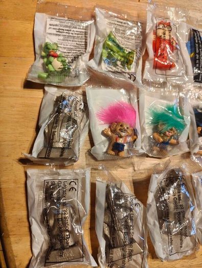 Trolls Simpsons Star wars cereal surprise toys 1990's rare