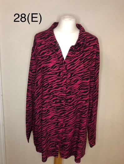 Capsule pink zebra print blouse (size 28)