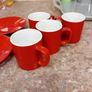 Espresso cups and saucers x 4 Image 3