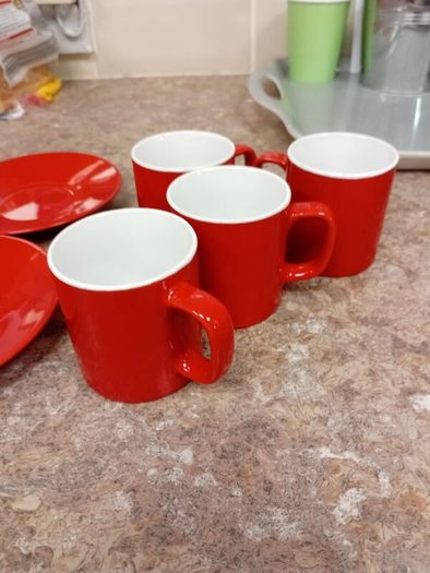 Espresso cups and saucers x 4