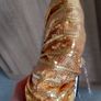Gold sequin with rinstones clutch Image 7