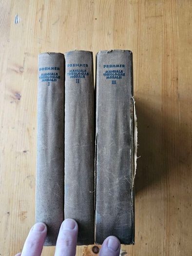 Manuale Theologiae Moralis. By Dom. M. Prummer O. Pr. First Edition Hardback In Good Condition.  See Photos For Same.