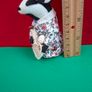 Handmade Felt Badger Figurine Image 6