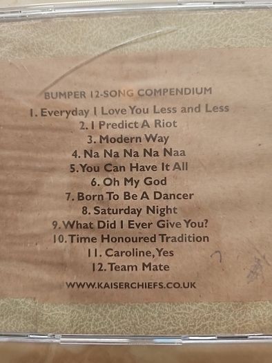 Kaiser Chiefs CD  - Employment