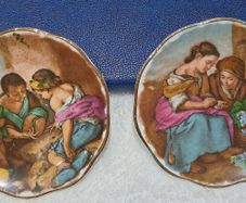 Vintage mini trinket plates