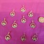 Gold tone claddagh charms Image 3