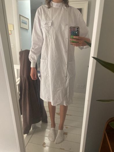 Howie style lab coat