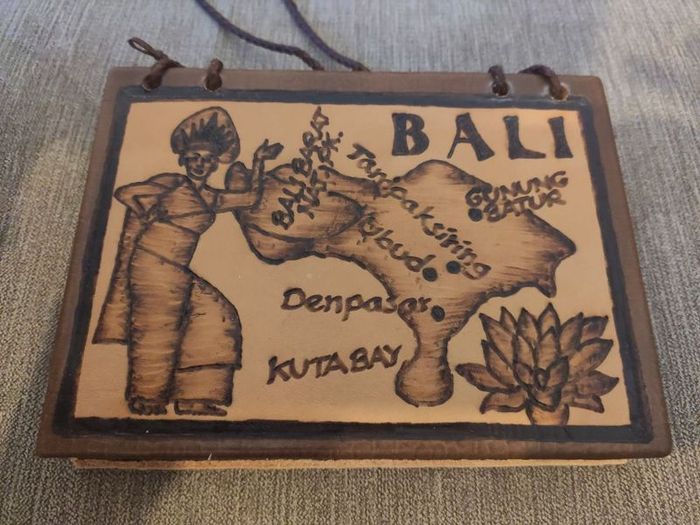 BALI - Leather Travel Scrapbook / Journal - Handcrafted