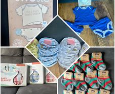 New! Baby clothes, vests, bibs, blankets, socks