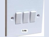 Wellco 3 Gang Two Way Light Switch s  Plus Assorted Sockets Switches All Individual y Priced