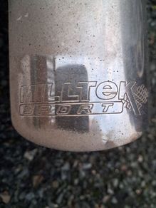 ford fiesta mk7 st180 milltec cat back exhaust
