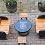 Oak barrel garden furniture Image 6