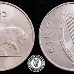 [#2381] - Ireland 1970 | Irish 10p | 10 Pence | Salmon | KM.23 | UNC
