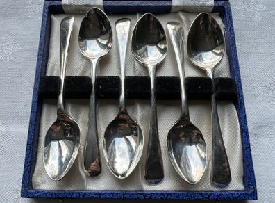 Vintage  EPNS 'JM' of Sheffield engraved teaspoons