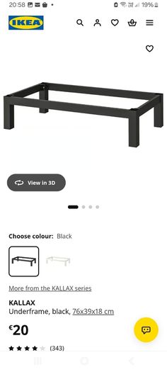 Ikea Kallax Unit, includes metal base frame and 4 bamboo inserts.