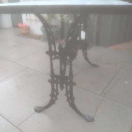 Cast Iron Patio Garden Table
