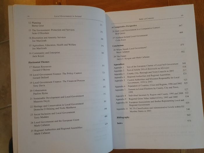 Local Government in Ireland - Inside Out by Mark Callanan & Justin F. Keogan, Institute of Public Administraton.