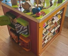 Zany Zoo Wooden Activity Cube