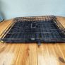 Folding metal dog crate with tray Image 4