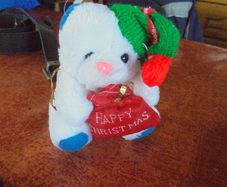 White Christmas Bear for Sale