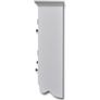 Wooden Kitchen Wall Cabinet with Glass Door White Image 5