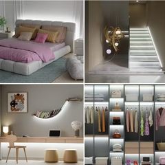 Inductive USB cabinet side COB LED light strip, adjustable brightness, hand sweep motion