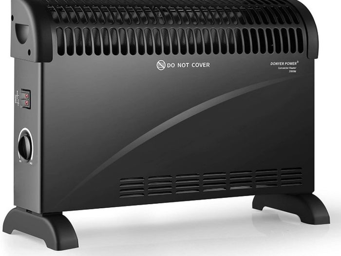 Convector Radiator Heater 2000W Room Heating with Adjustable Thermostat MULTIPLE COLOURS AVAILABLE (FREE POSTAGE)