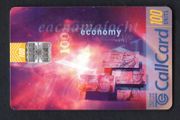 1996 Ireland 100 unit Irish culture economy definitive depicting abstract designs for various Irish cultural activities (Schlumberger) Call Card Used
