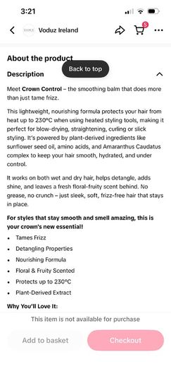 Hair balm