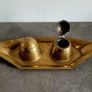 Vintage military brass inkwell Image 2