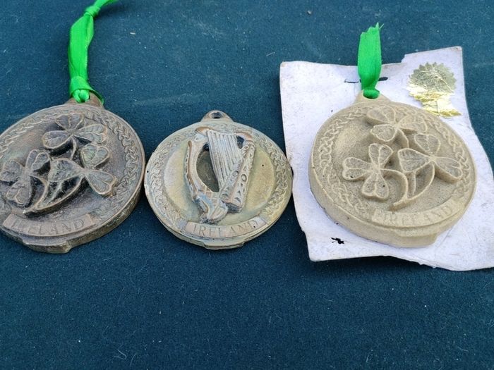 Irish Celtic art studio wall plaques