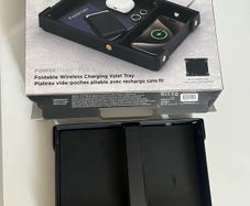 POWERTRAY Foldable Wireless Charging Valet Tray iPhone apple Samsung Huawei lg