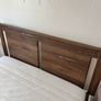 double bed and mattress with under bed storage Image 4