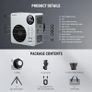 HB80C RGBWW LED Video Light with Built-in 72Wh Battery & 100W PD Fast Charging, 80W Mini RGB COB Continuous Output Lighting Bowens Mount Handheld Spotlight 2500K-7500K, 10400lux/m, 18 Effects Image 7
