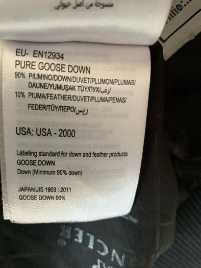 Moncler Puffer Jacket Size 3