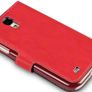 New Samsung I9500 Galaxy S4 Covert Brand Slim Pu Leather Wallet Case Cover Black/red/white/purple Image 7